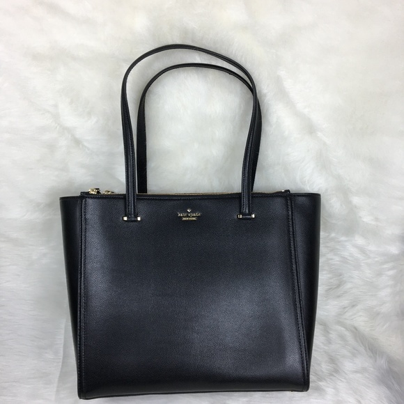 Kate Spade Black Pebbled Leather Lrg Shoulder Bag - Picture 2 of 8